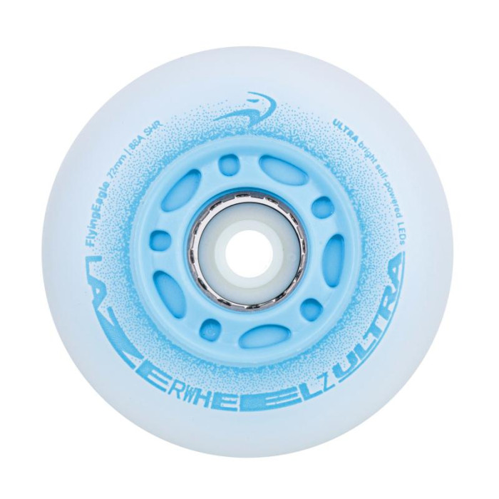 Светящиеся колеса FE Lazerwheels Ultra Голубые 72 мм