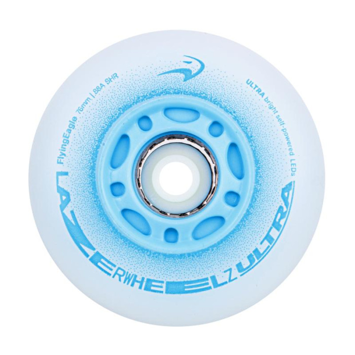 Светящиеся колеса FE Lazerwheels Ultra Голубые 76 мм