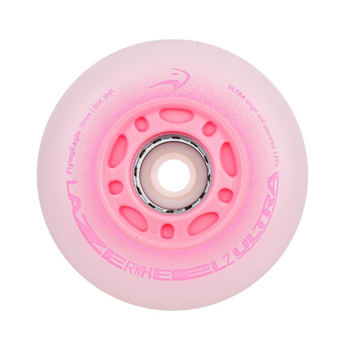 Светящиеся колеса FE Lazerwheels Ultra Pink 72 мм