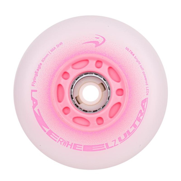 Светящиеся колеса FE Lazerwheels Ultra Pink 80 мм