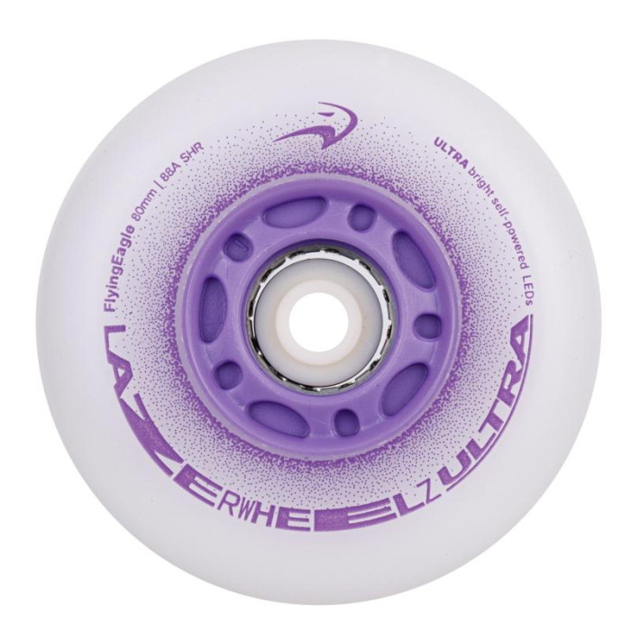 Светящиеся колеса FE Lazerwheels Ultra Purple 80 мм