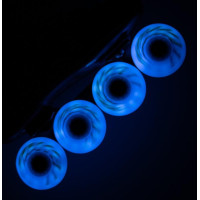 Светящиеся колеса для роликов Flying Eagle Lazer Sliders Blue