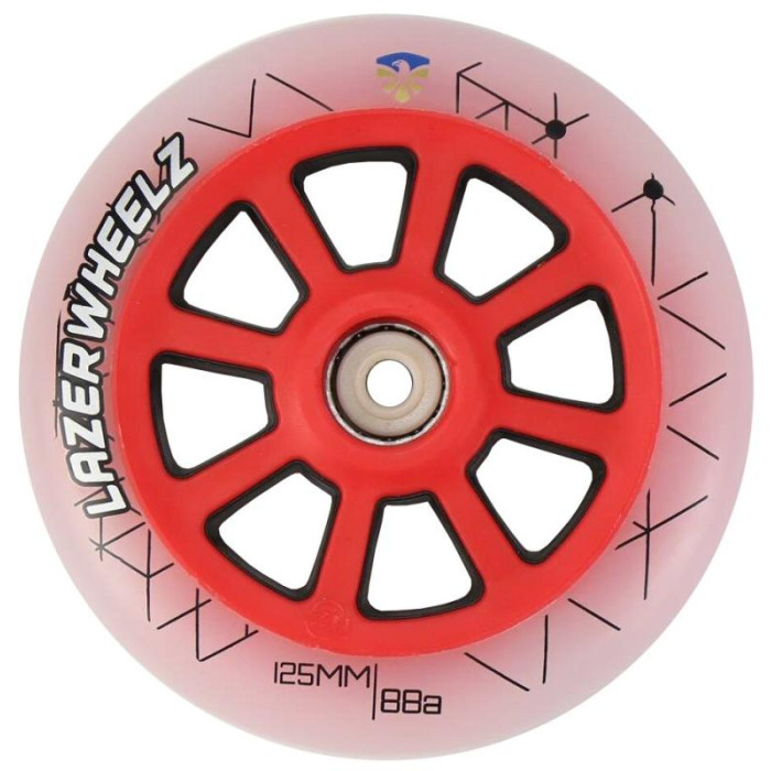 Светящиеся колеса Flying Eagle Lazerwheels Red 125mm -1 шт