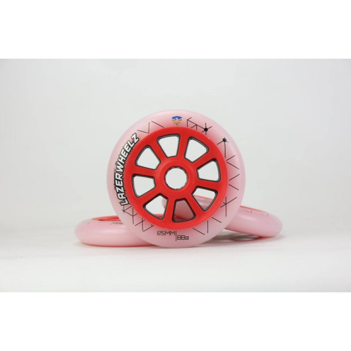 Светящиеся колеса Flying Eagle Lazerwheels Red 125mm -1 шт