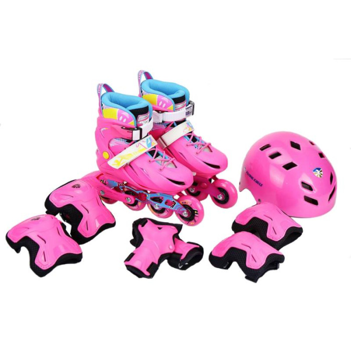 Дитячі ролики Flying Eagle NT Combo Pink