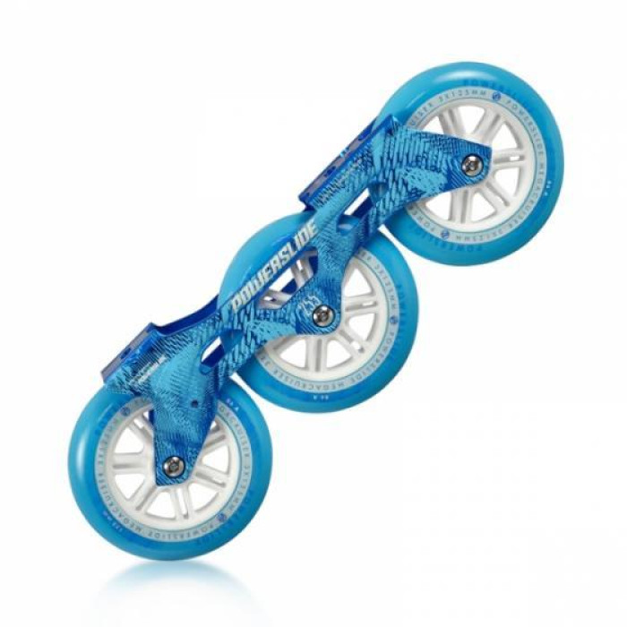 Powerslide Megacruiser Frame Set 3x125mm Blue