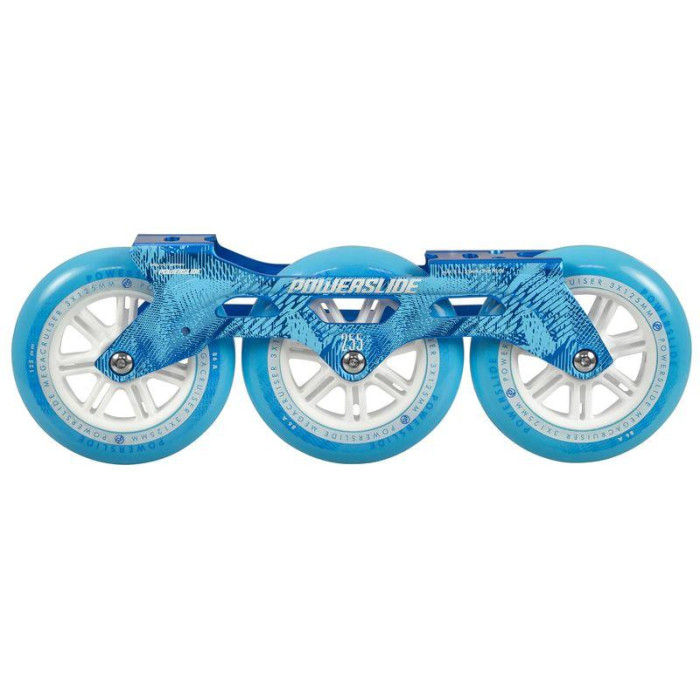 Powerslide Megacruiser Frame Set 3x125mm Blue