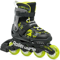 Розсувні дитячі ролики Rollerblade Microblade SL розмір 36,5-40,5 чорно-салатові