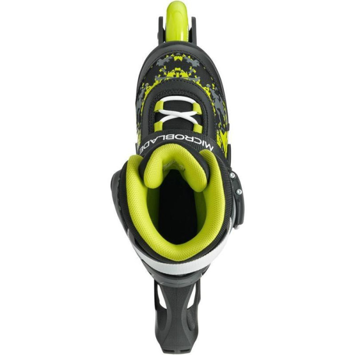 Розсувні дитячі ролики Rollerblade Microblade SL розмір 28-32 чорно-салатові