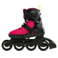 Раздвижные ролики для девочки Rollerblade Microblade 2023 pink-green размер 33-36.5