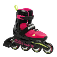 Розсувні ролики для дівчинки Rollerblade Microblade 2023 pink-green розмір 28-32
