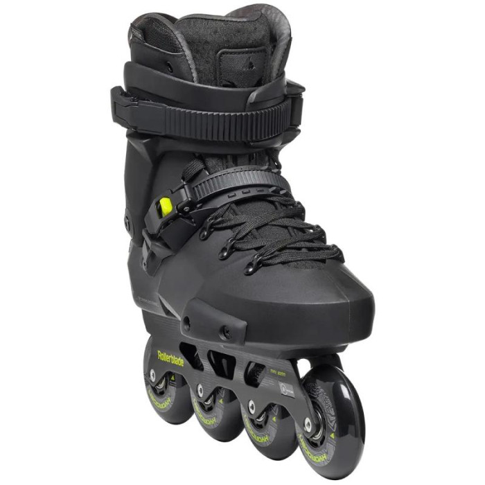 Роликові ковзани для активного катання Rollerblade Twister XT black-lime на ногу 25 см