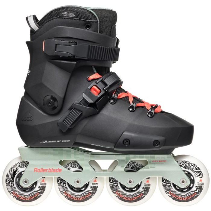 Роликові ковзани для активного катання Rollerblade Twister XT W black-mint на ногу 23 см