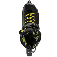 Ролики в пластиковом ботинке для взрослого RB Cruiser 2023 black-neon yellow 48 размер
