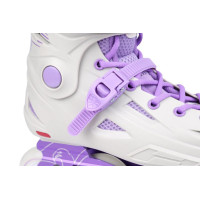Жіночі ролики FE Fast Blade біло-фіолетові 39-40 розміру