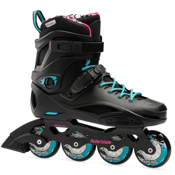 Жіночі ролики Rollerblade Cruiser W 2023 black-aqua 40.5 розмір