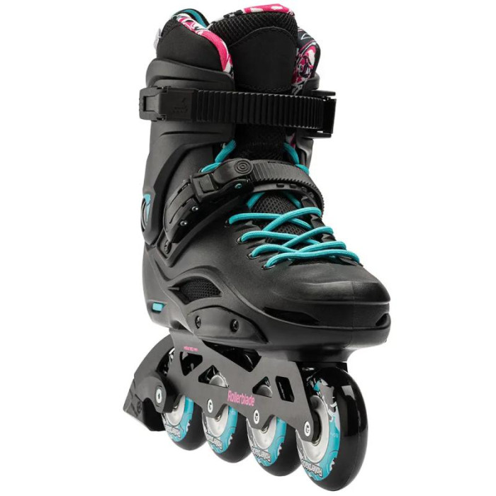 Жіночі ролики Rollerblade Cruiser W 2023 black-aqua 40.5 розмір