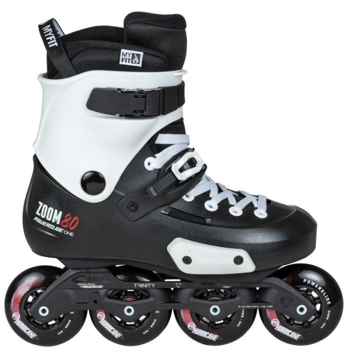 Роликові ковзани Powerslide Zoom 80 Black
